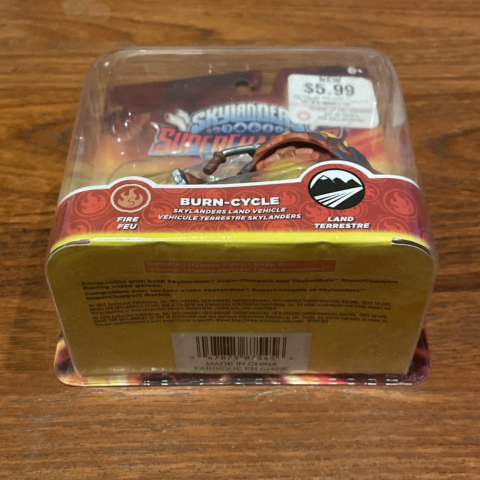 Skylanders: Superchargers – BURN-CYCLE (Land Vehicle) – New/Sealed (T-D)