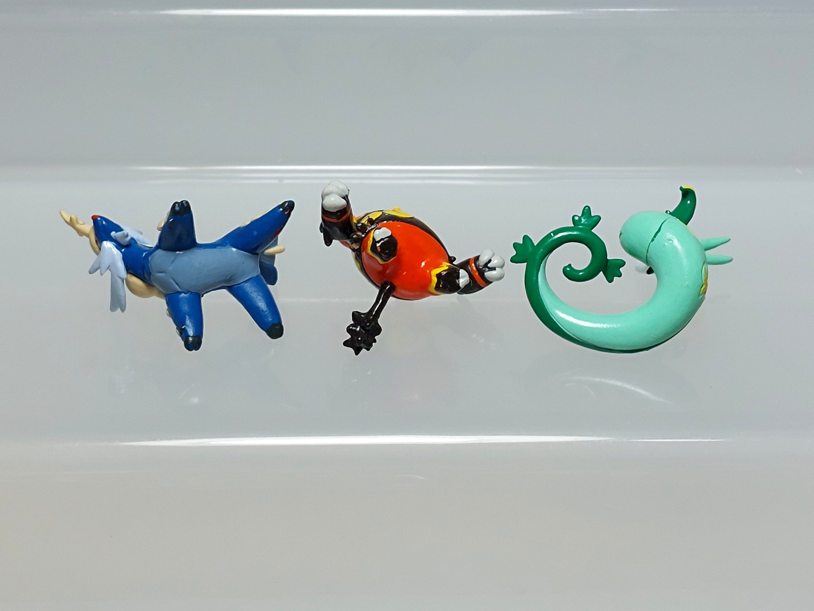 Samurott Emboar Serperior Pokemon KeshiPoke Figure Ensky Japan F06 0.8-0.9in