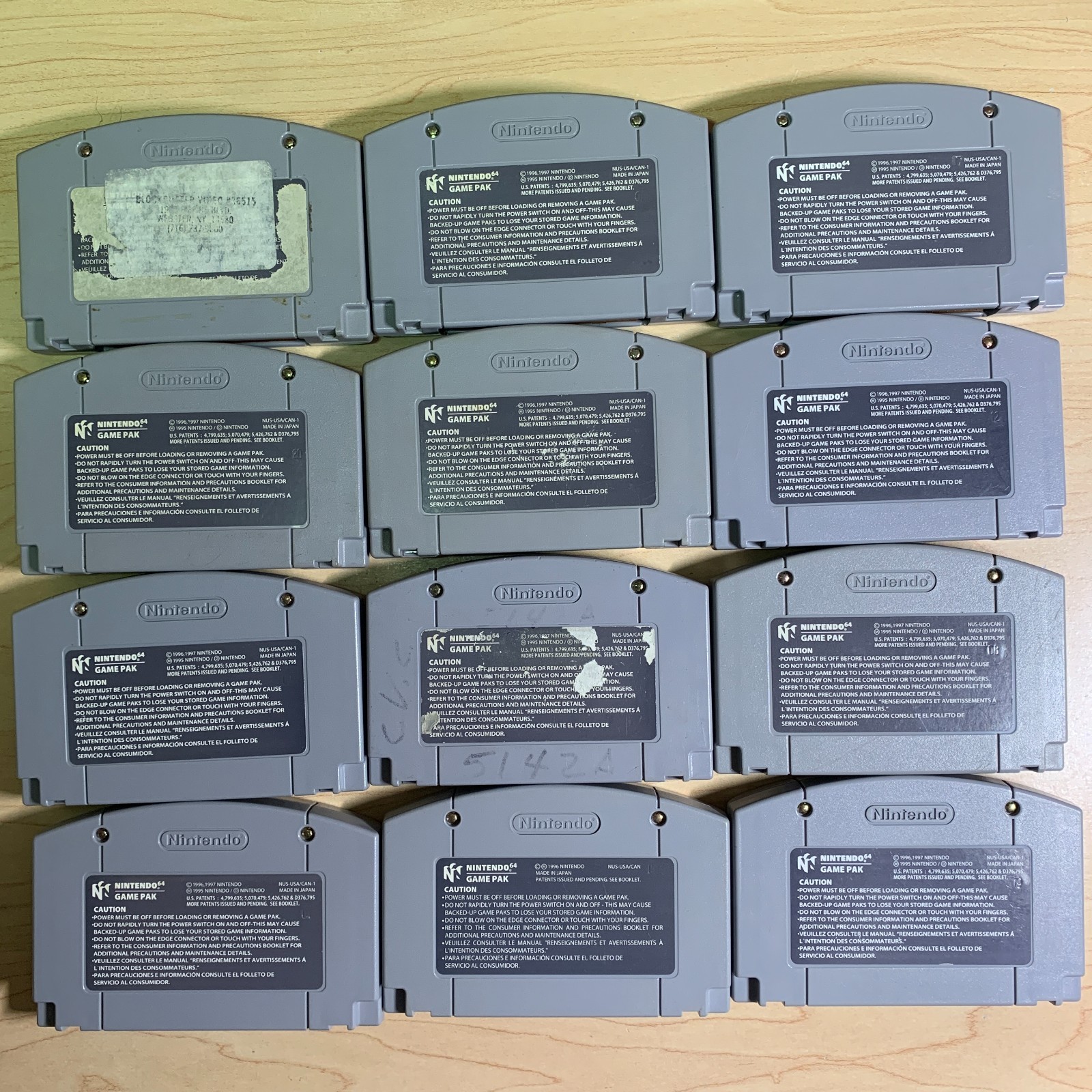 12 Car Racing Game Lot – Derby Rally Extreme Nintendo 64 Authentic Clean Tested
