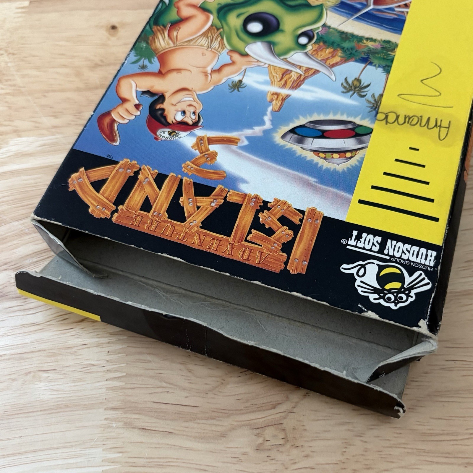 Adventure Island 3 In Box Nintendo NES Manual Missing Front Cover See Photos