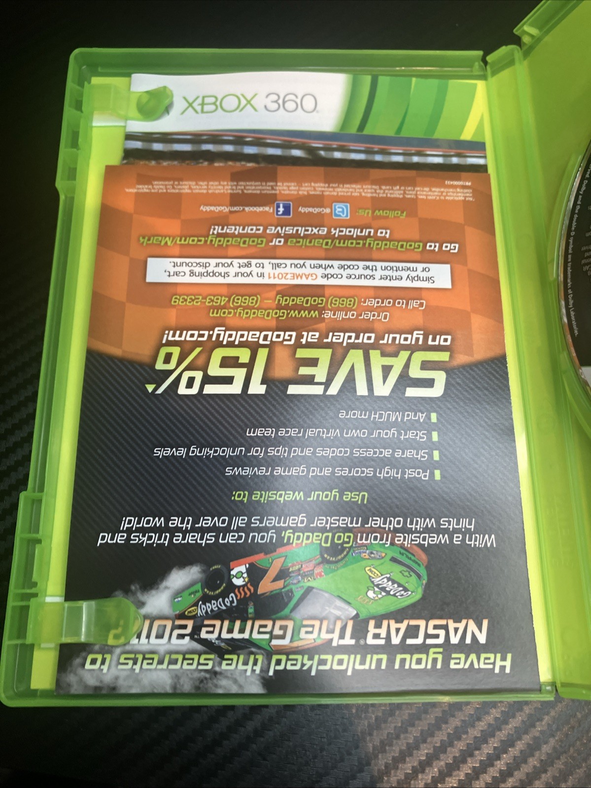 Nascar 2011: The Game – Microsoft Xbox 360 CIB Complete