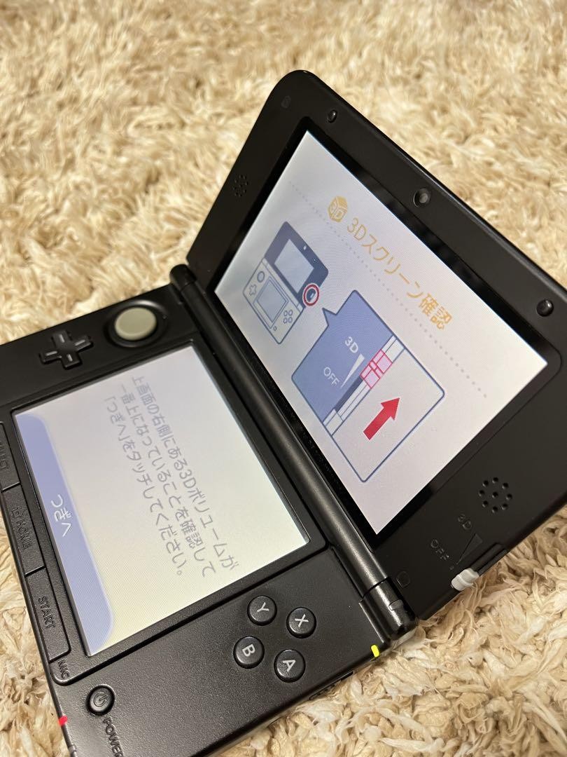 Nintendo 3DS LL Red x Black Body s0618m