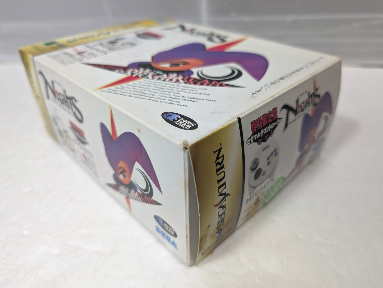 Sega Saturn White Console 3D Multi controller Nights Enemy Zero Japan