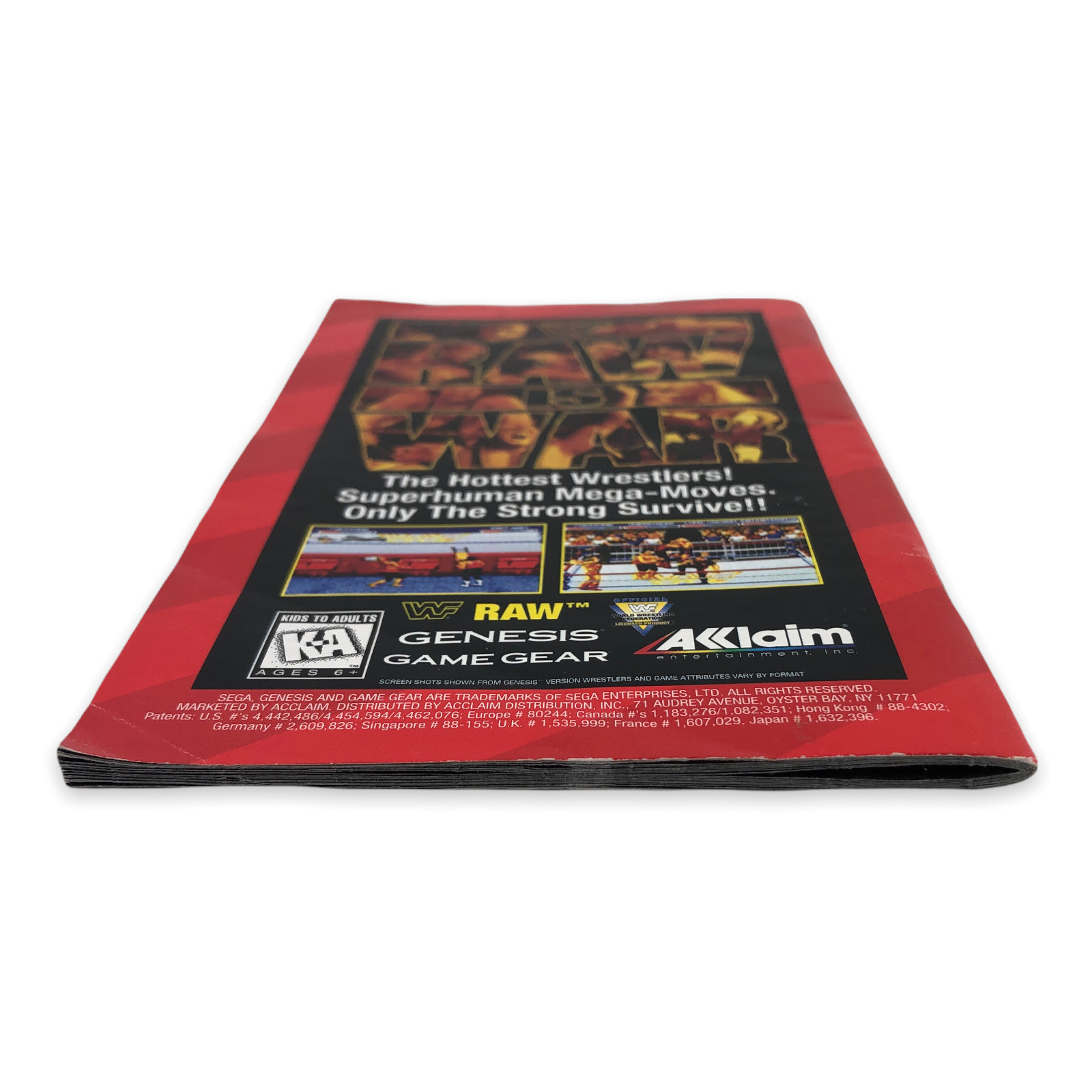 NFL Quarterback Club Sega Genesis MANUAL ONLY! Replacement Instruction Booklet