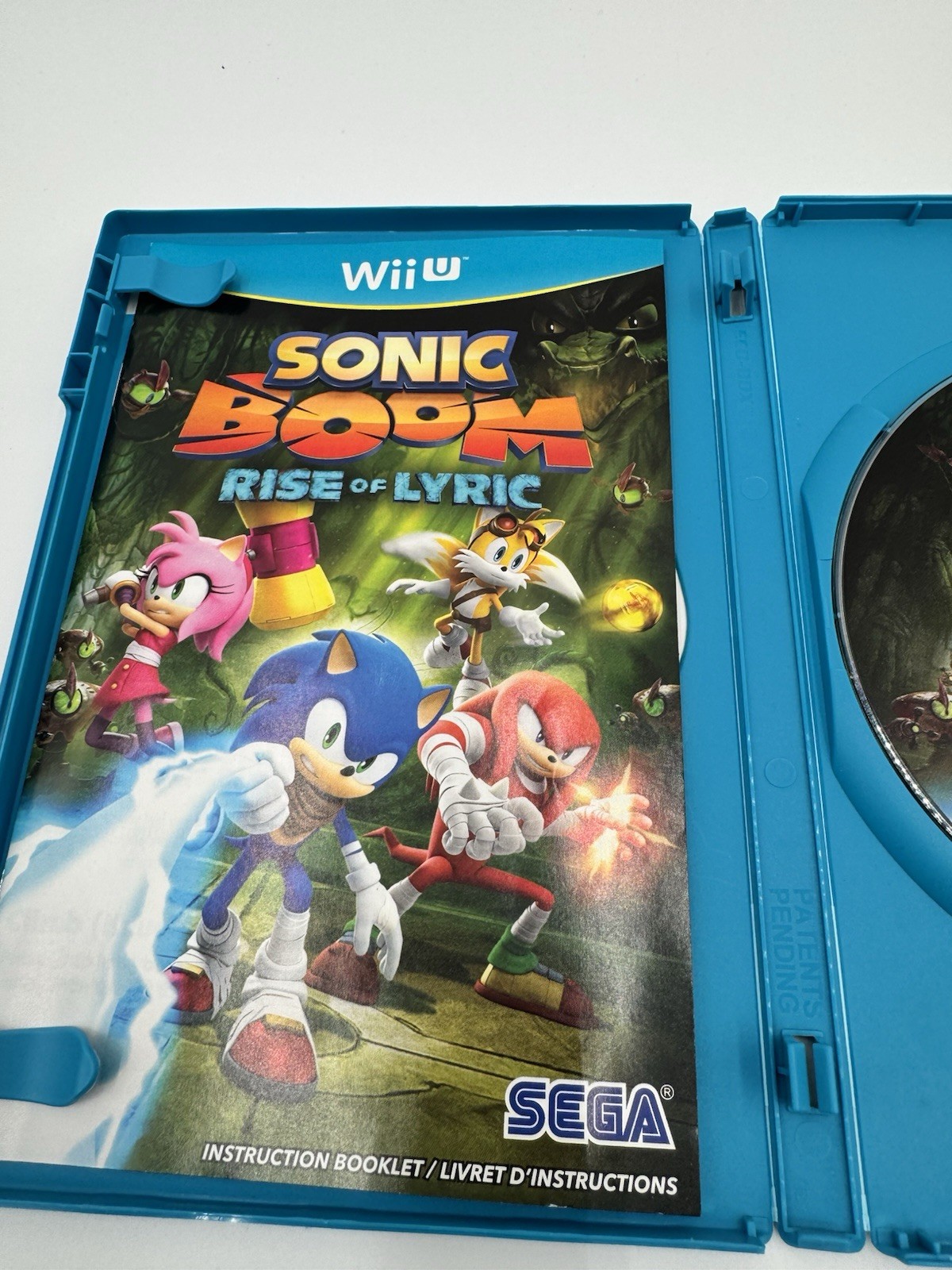 Sega Sonic Boom: Rise Of Lyric Nintendo Wii U Complete CIB