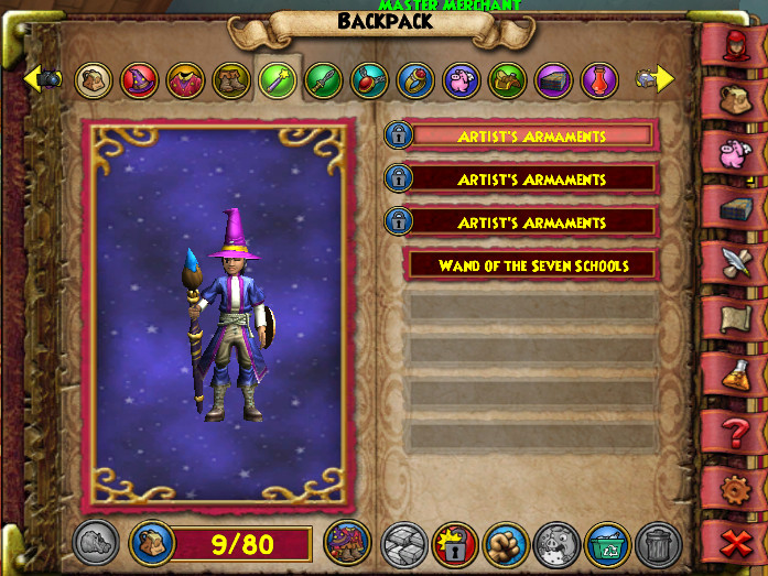 Wizard101 | Artist’s Armaments (RARE / RETIRED) | Delivery Within 6-24 Hours!