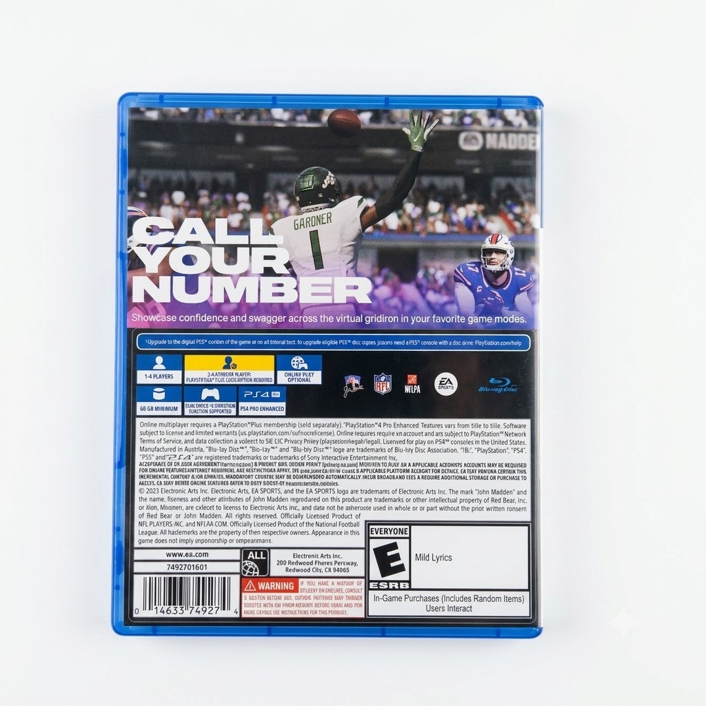 Madden NFL 24 (Sony PlayStation 4, 2023) Football Sports Game – Complete