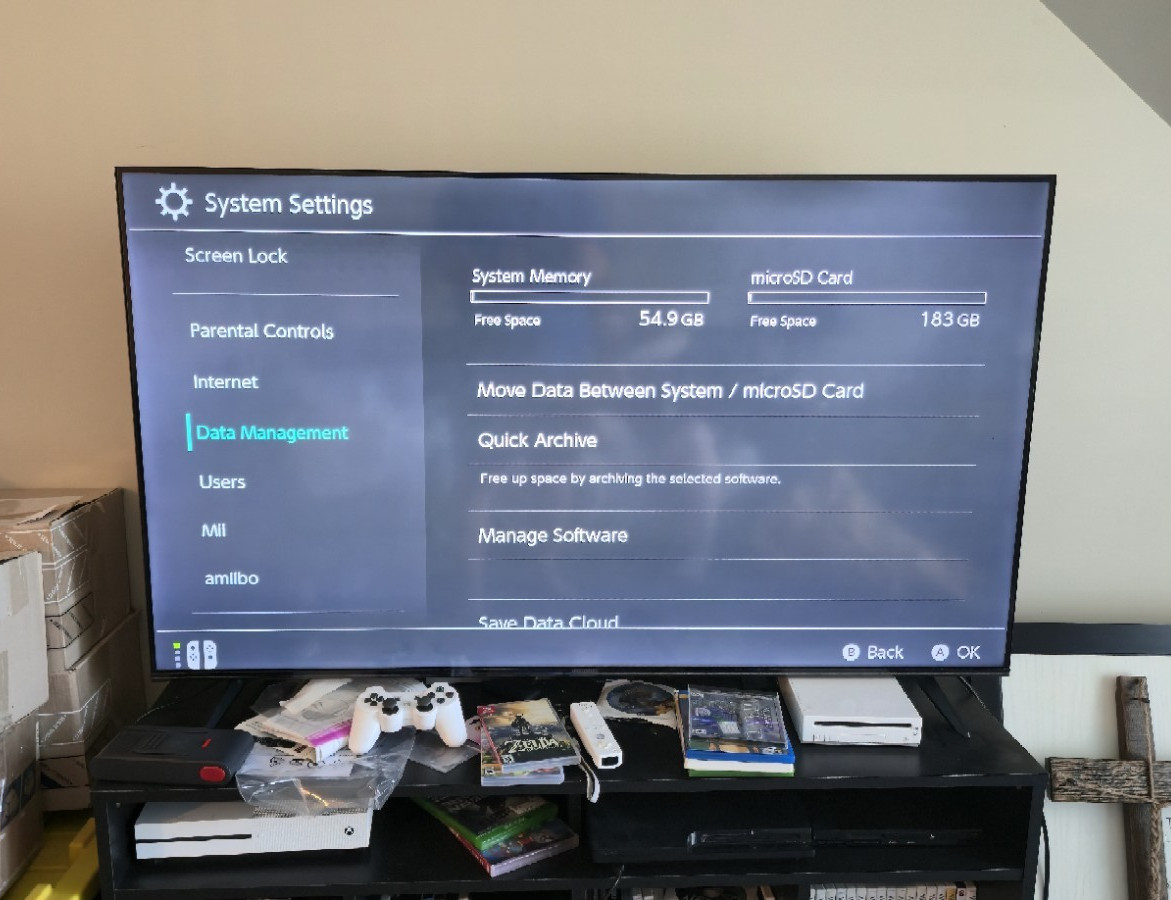 Nintendo Switch OLED Region Free w/ Joy-Con Dock 200GB MicroSD Card