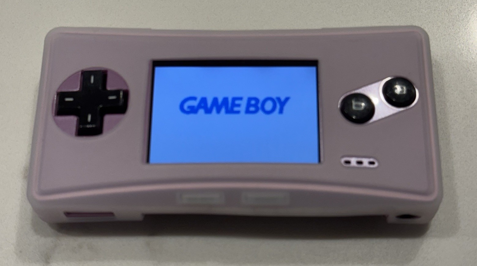 Nintendo Game Boy Micro OXY-001 Purple Console VGC Complete Box CIB OEM Charger
