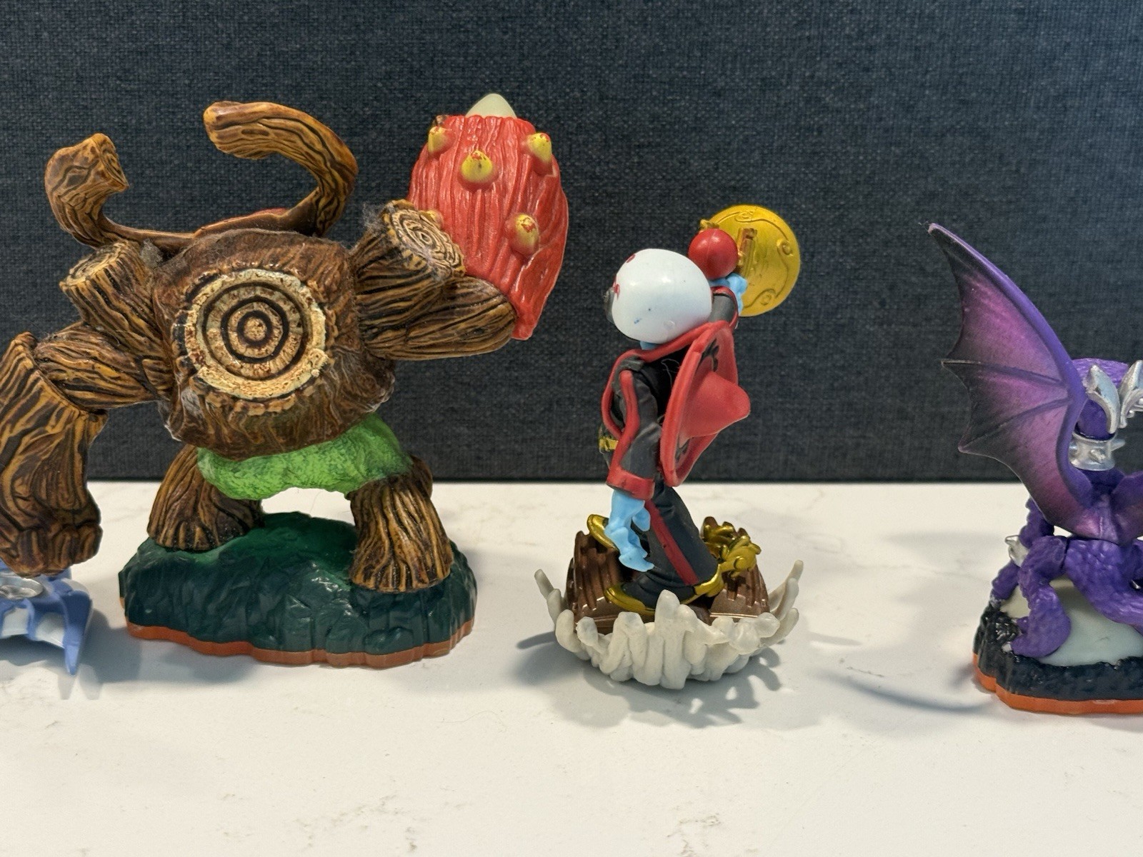 Skylanders Lot of 5 Tree Rex Fright Rider Cynder Spyro Jet-Vac Vehicle Figures