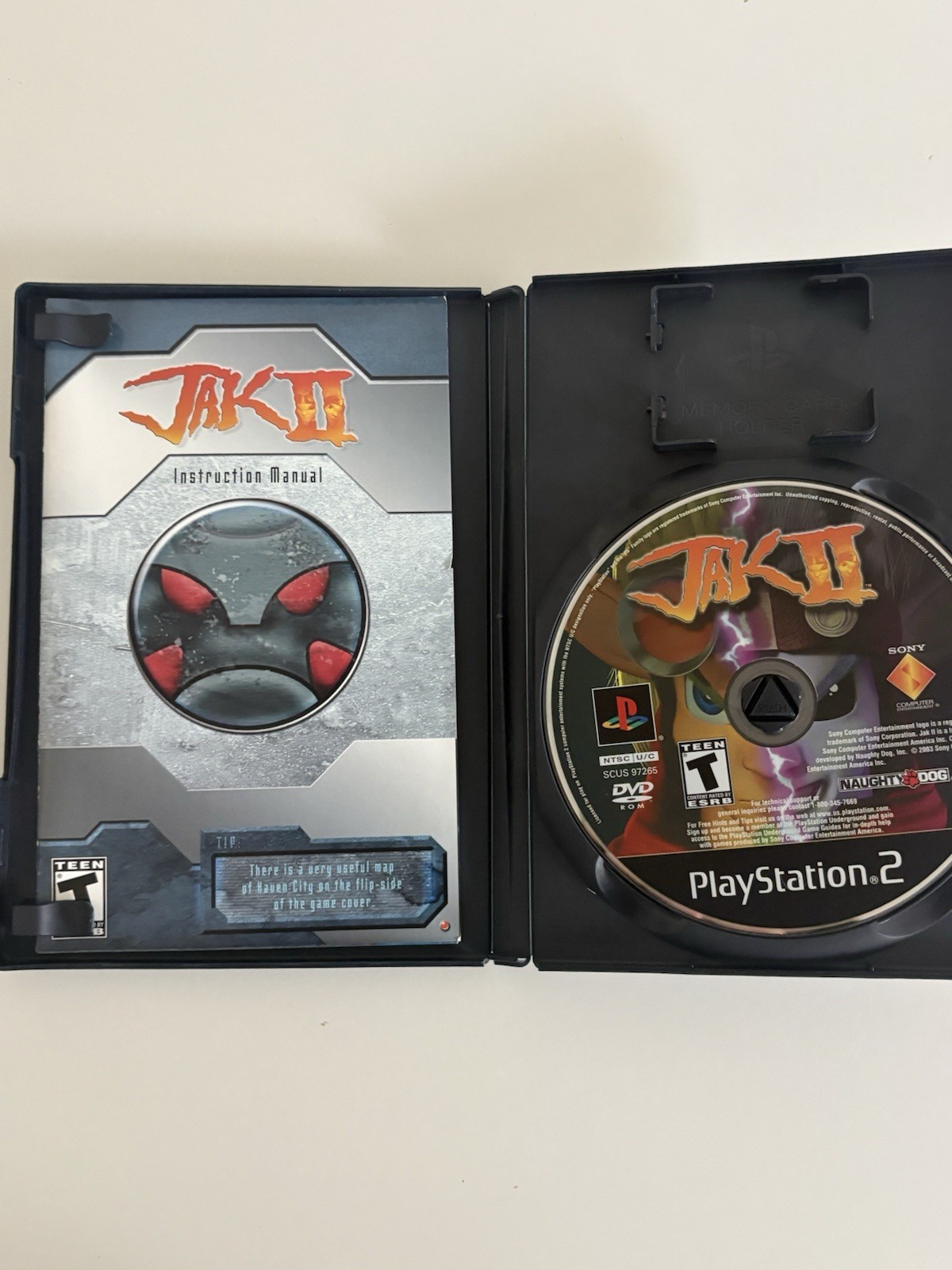 Jak II Game Playstation 2 PS2 CIB Complete + Manual NTSC (TESTED ) #B10