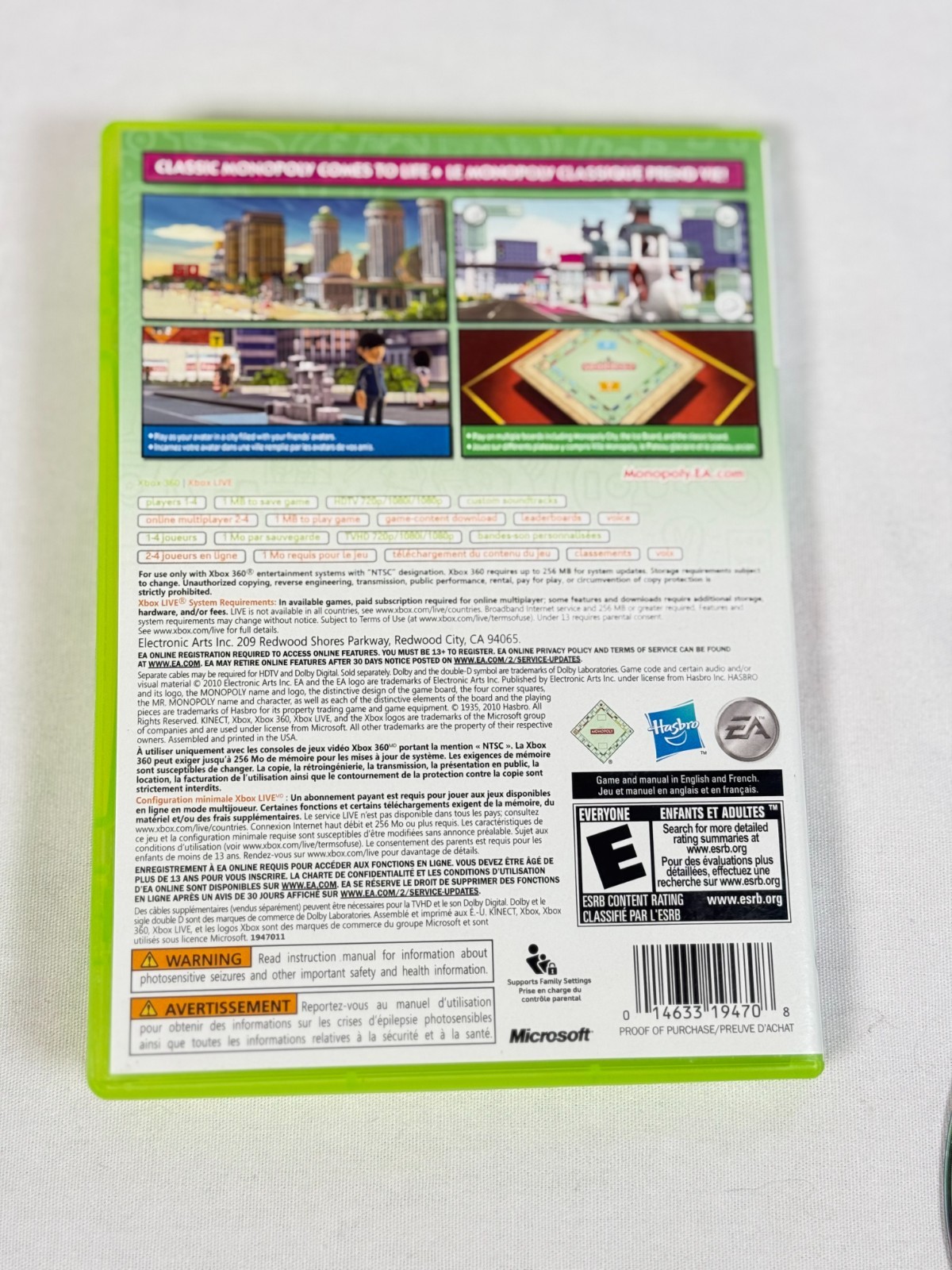 Monopoly Streets Microsoft Xbox 360 – Complete In Box