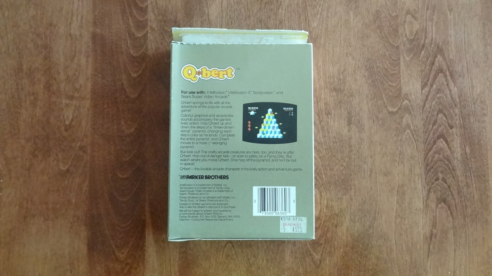 INTELLIVISION Q*Bert BOXED