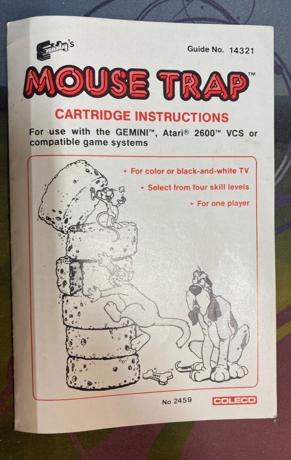 Asteroids Sears Red Variant, Circus Atari, Haunted House, Mouse Trap, and Combat