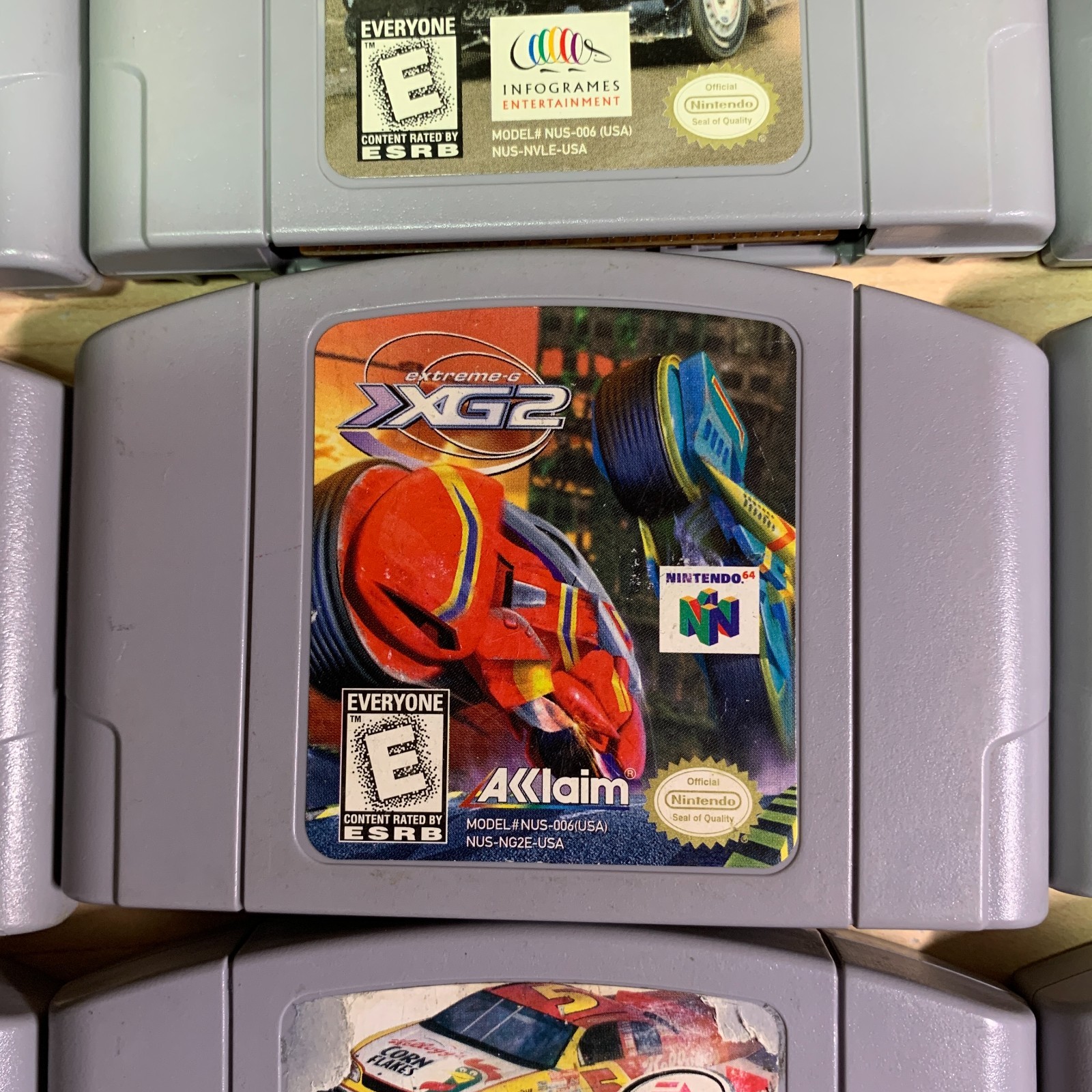 12 Car Racing Game Lot – Derby Rally Extreme Nintendo 64 Authentic Clean Tested