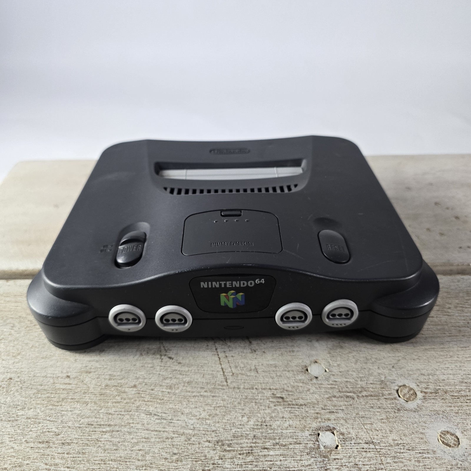 Nintendo 64 (NUS-001) Black Home Console w/ Expansion Pak Light Indicator Works
