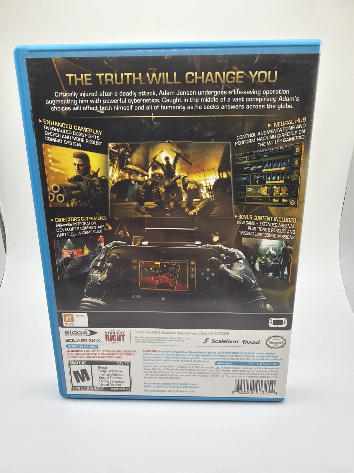 Deus Ex: Human Revolution – Director’s Cut (Nintendo Wii U, 2013)