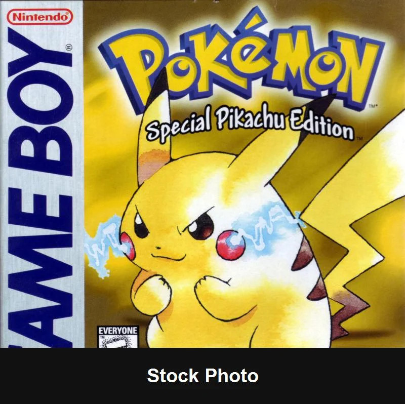 Pokemon Yellow – Game Boy – Cartridge Only – Cosmetic Wear – Replaced Battery