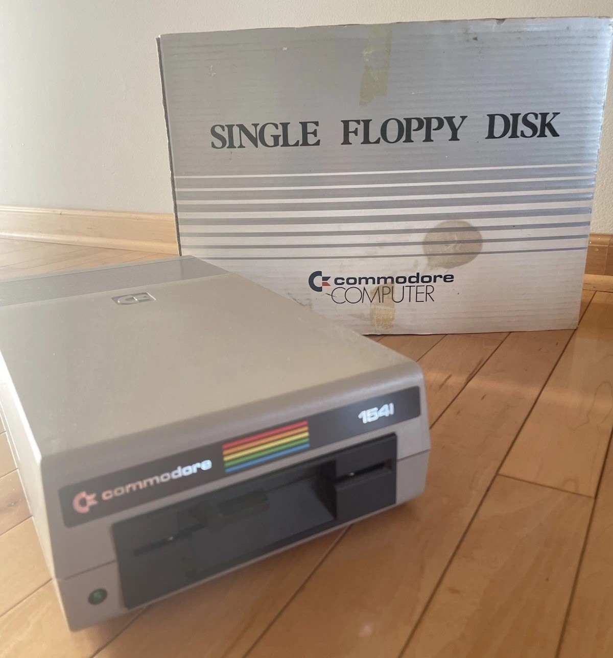 RARE Vintage Original Commodore 64 Console & 1541 Disk Drive Pristine Condition