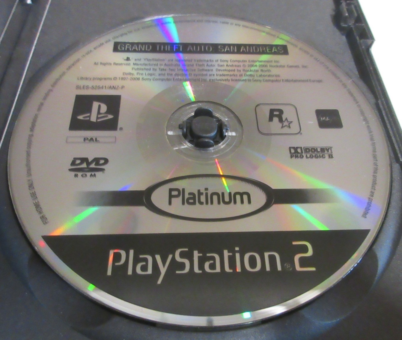 Grand Theft Auto: San Andreas – PlayStation 2 Game – DVD ROM – MA 15+ – 2004