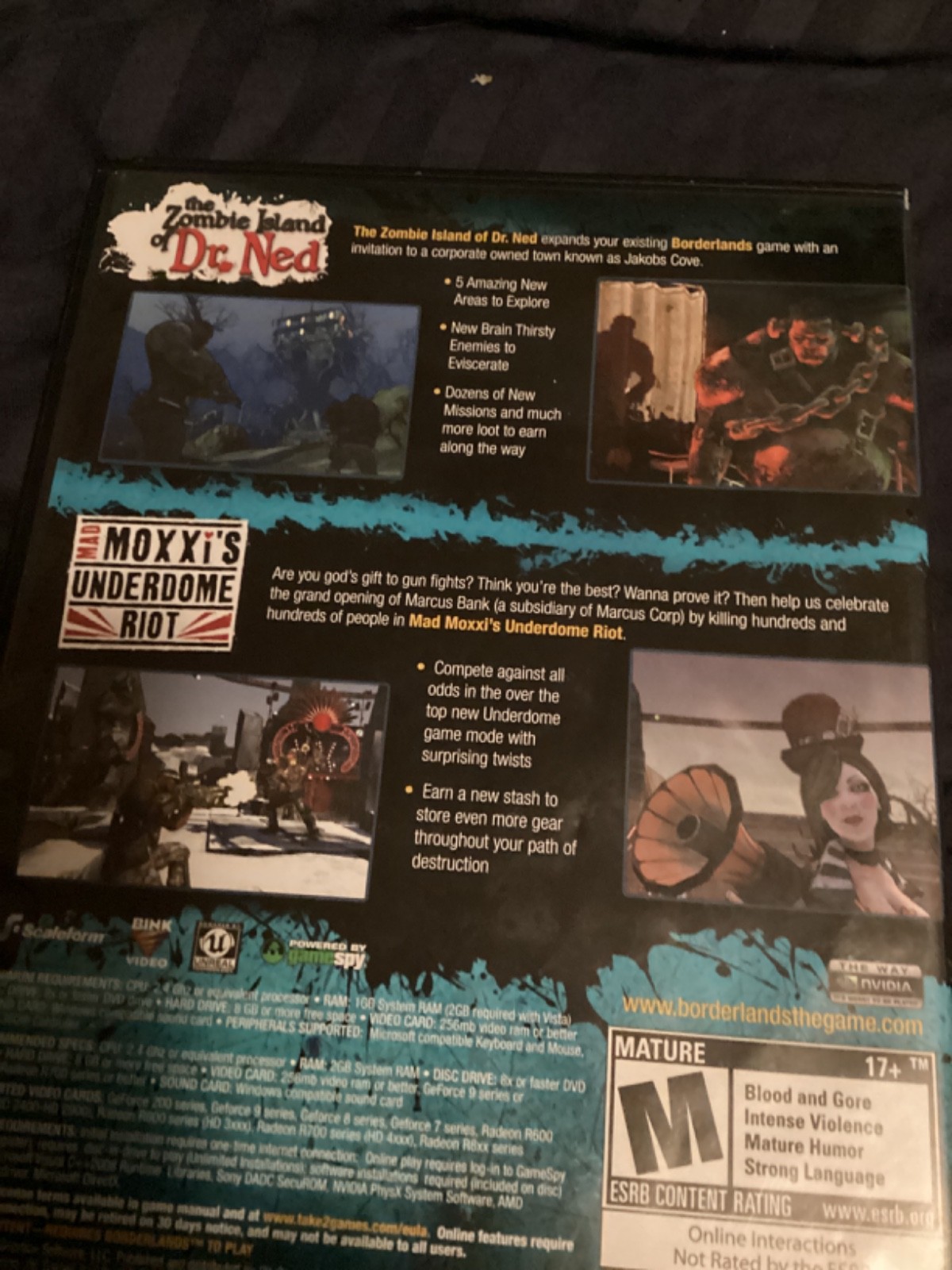 Borderlands Double Game Add-On Pack: The Zombie Island of Dr. Ned & Mad Moxxi’s