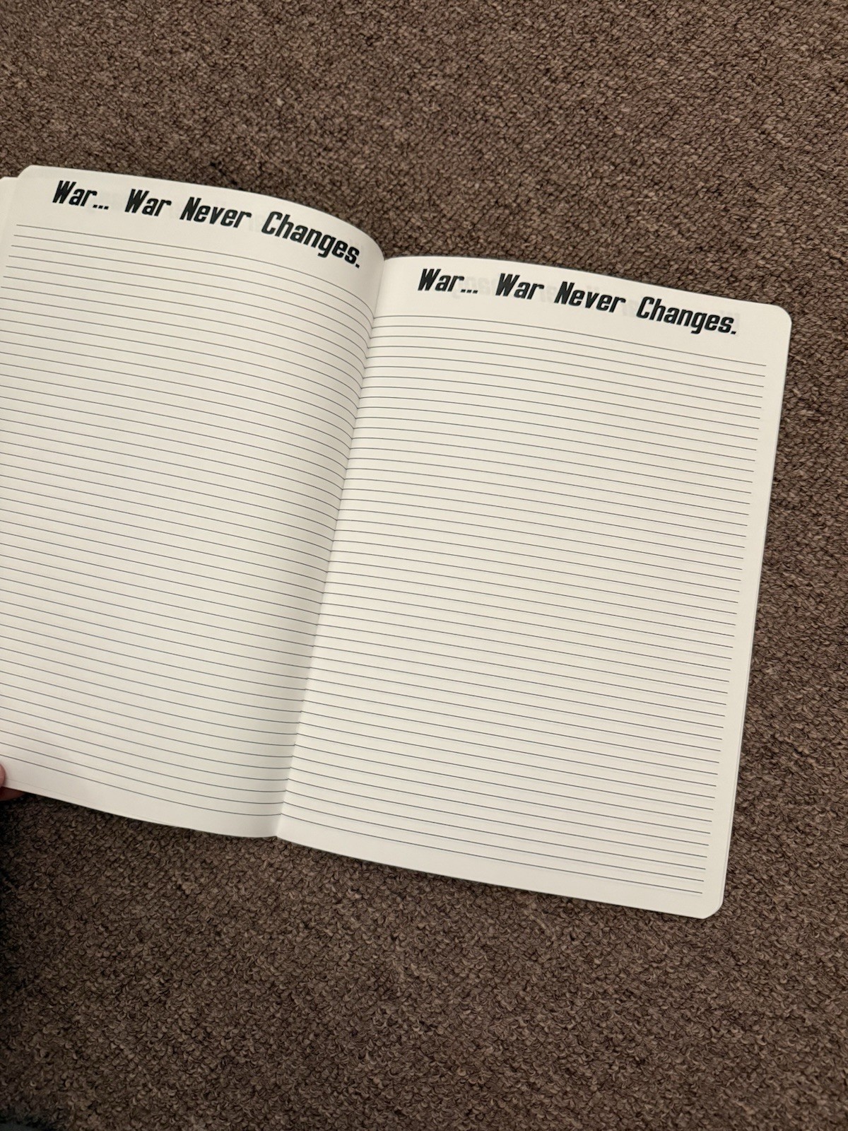 Fallout 76 Tales From The West Virginia Hills Wendigo CUSTOM NOTEBOOK