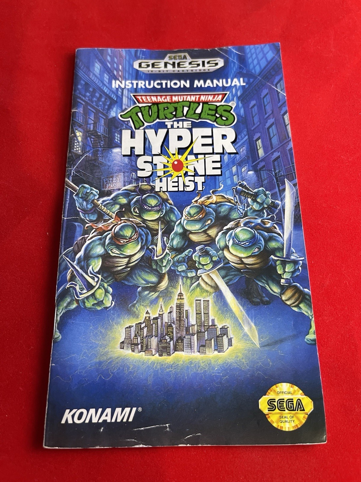 Hyperstone Heist TMNT Sega Genesis 100% COMPLETE IN BOX w/POSTER & REG🔥