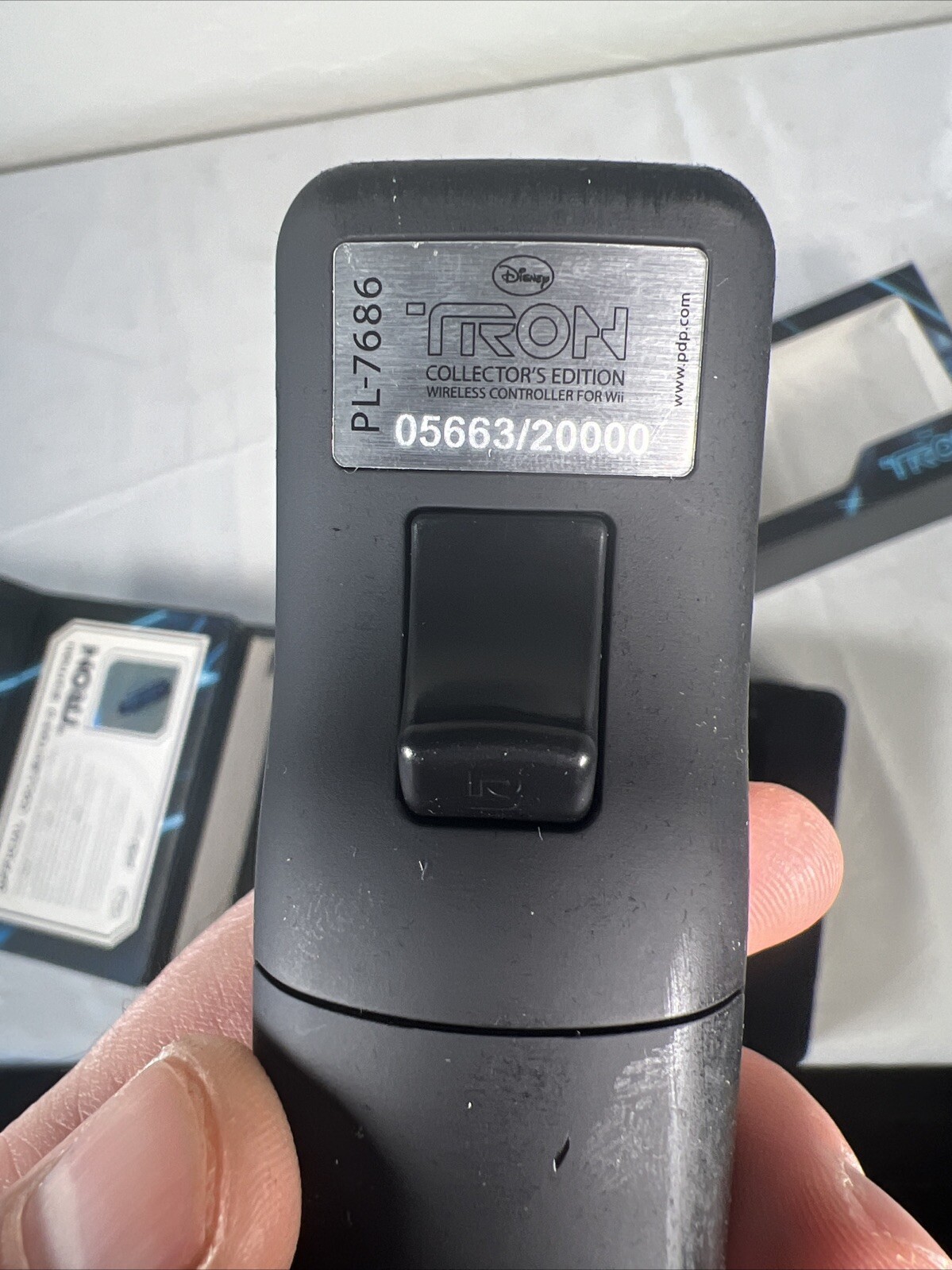 Disney Tron Wii Remote Collectors Edition #5663/20000 Rare