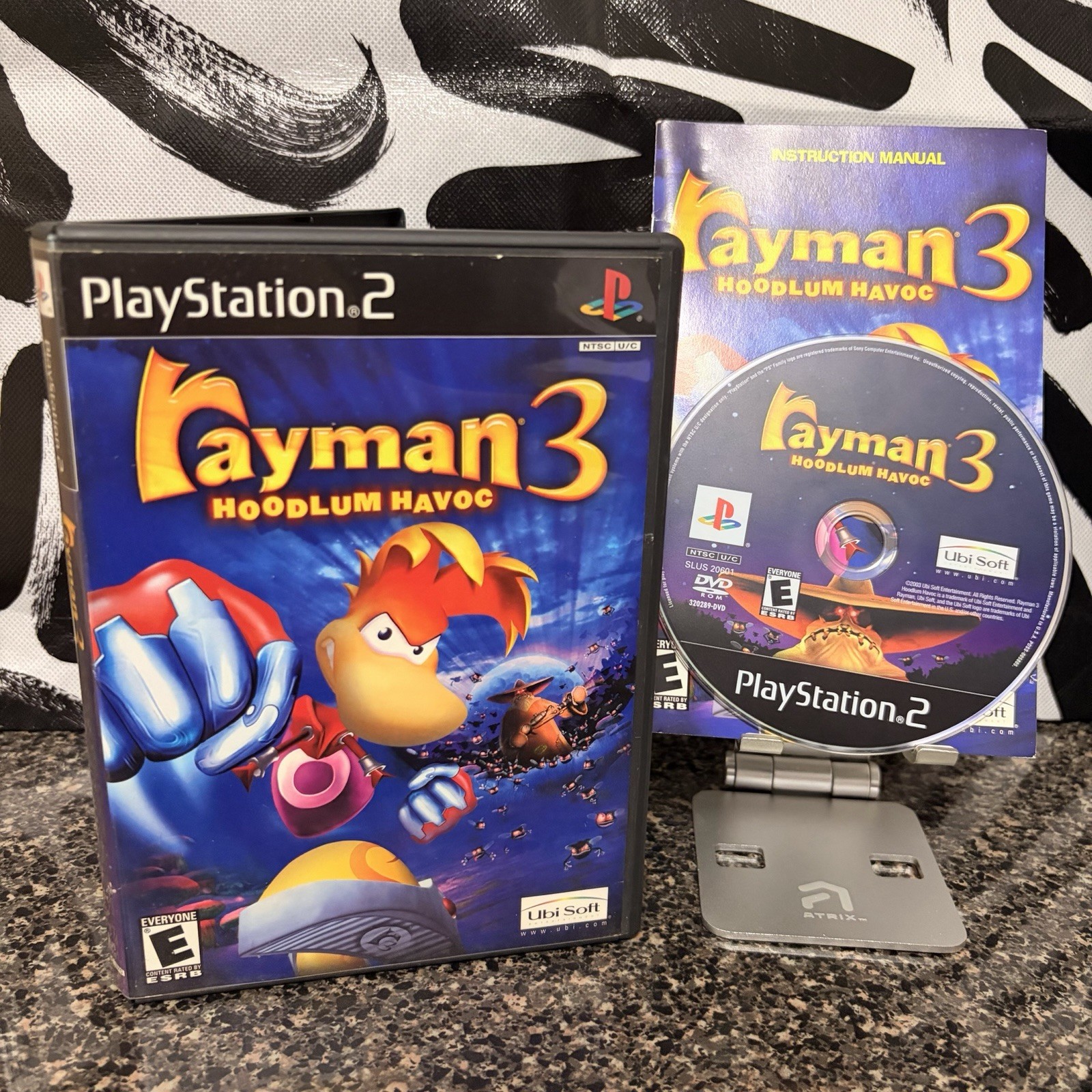 Rayman 3: Hoodlum Havoc PS2 CIB W/ Manual Tested Working