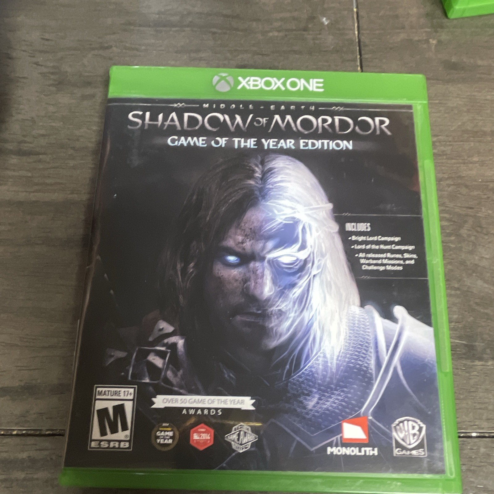 Warner Bros. Middle-earth: Shadow of Mordor GOTY Edition Xbox One M