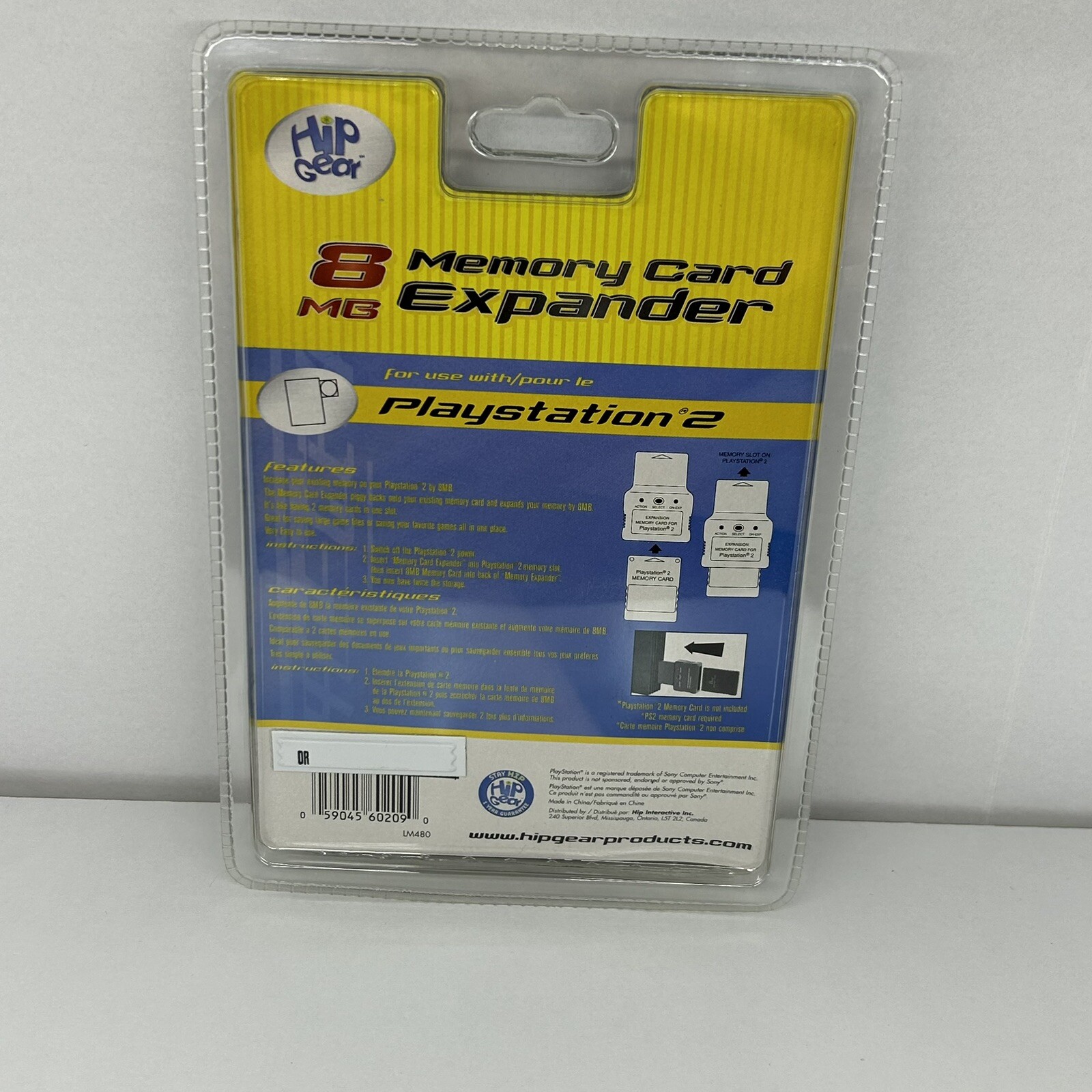 NEW (hip Gear) 8MB Memory Card Expander Expansion pack for Playstation 2