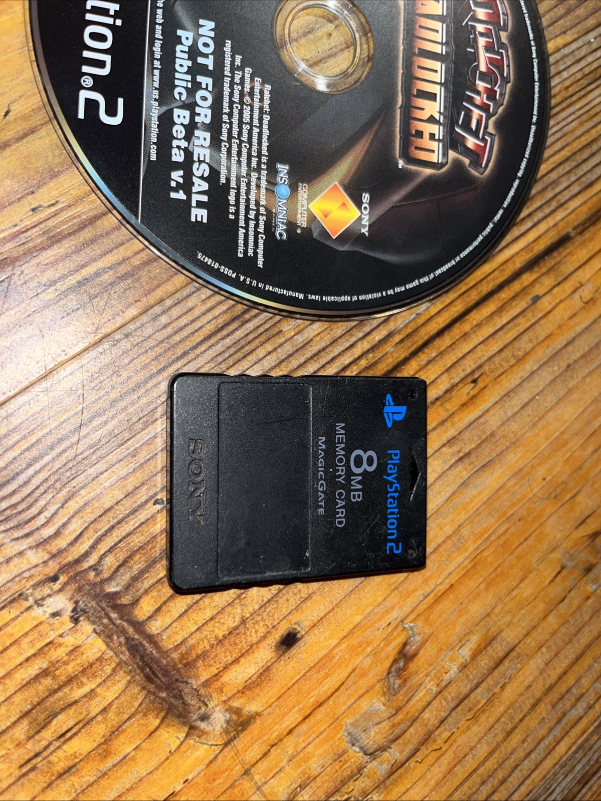 RARE Ratchet Deadlocked Public Beta V1 (Sony Playstation 2 PS2, 2005) RARE WORKS