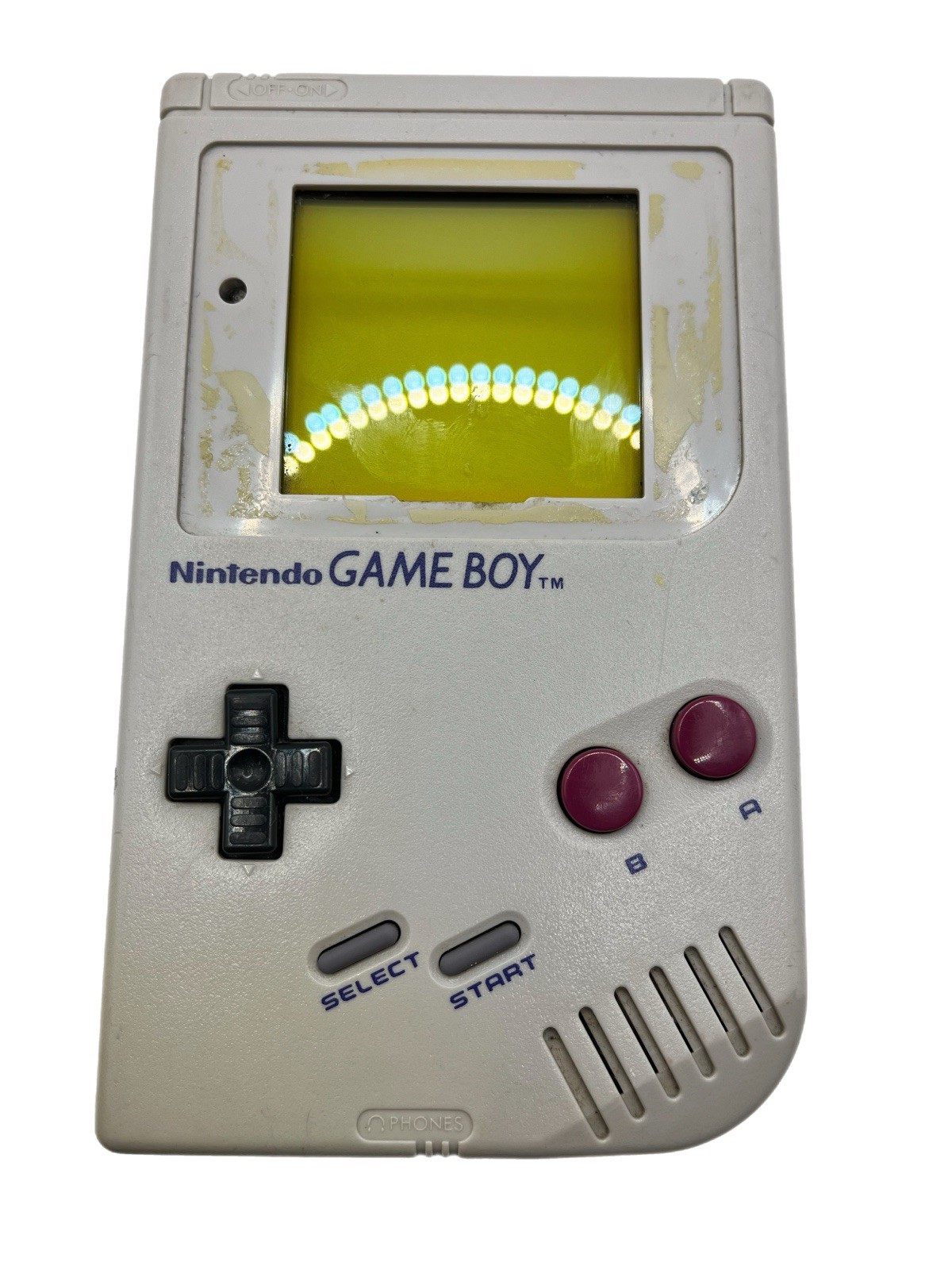 READ Nintendo Game Boy Launch Edition Handheld System Original GB Gray Tested