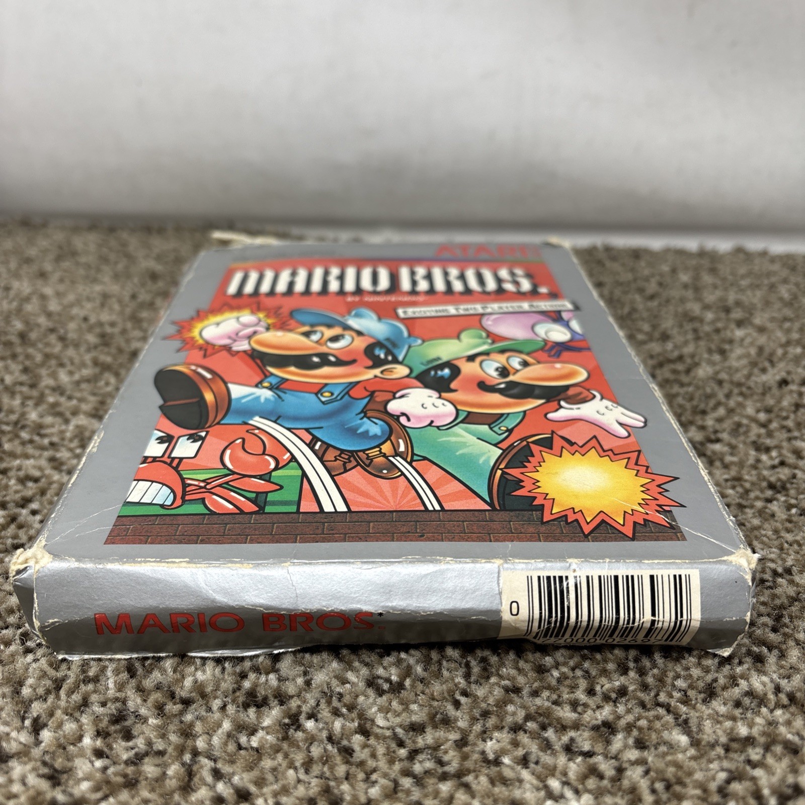 Mario Bros. (Atari 2600, 1983) Cartridge, Manual And Box Complete CIB Tested