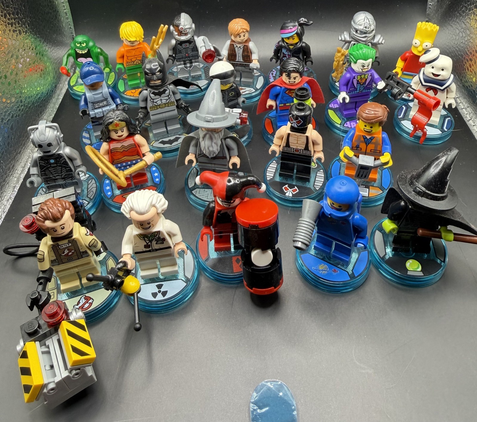 LEGO Dimensions Lot of Character Figures Vehicles and Games