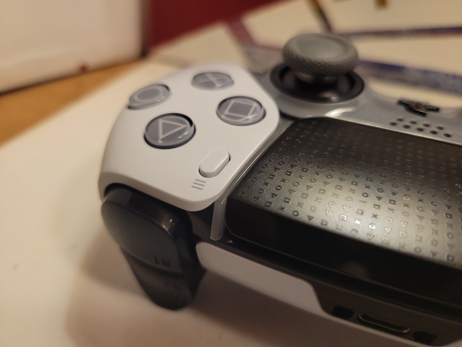 PS5 Sony DualSense Edge Wireless Controller – White TMR Anti Drift Sticks