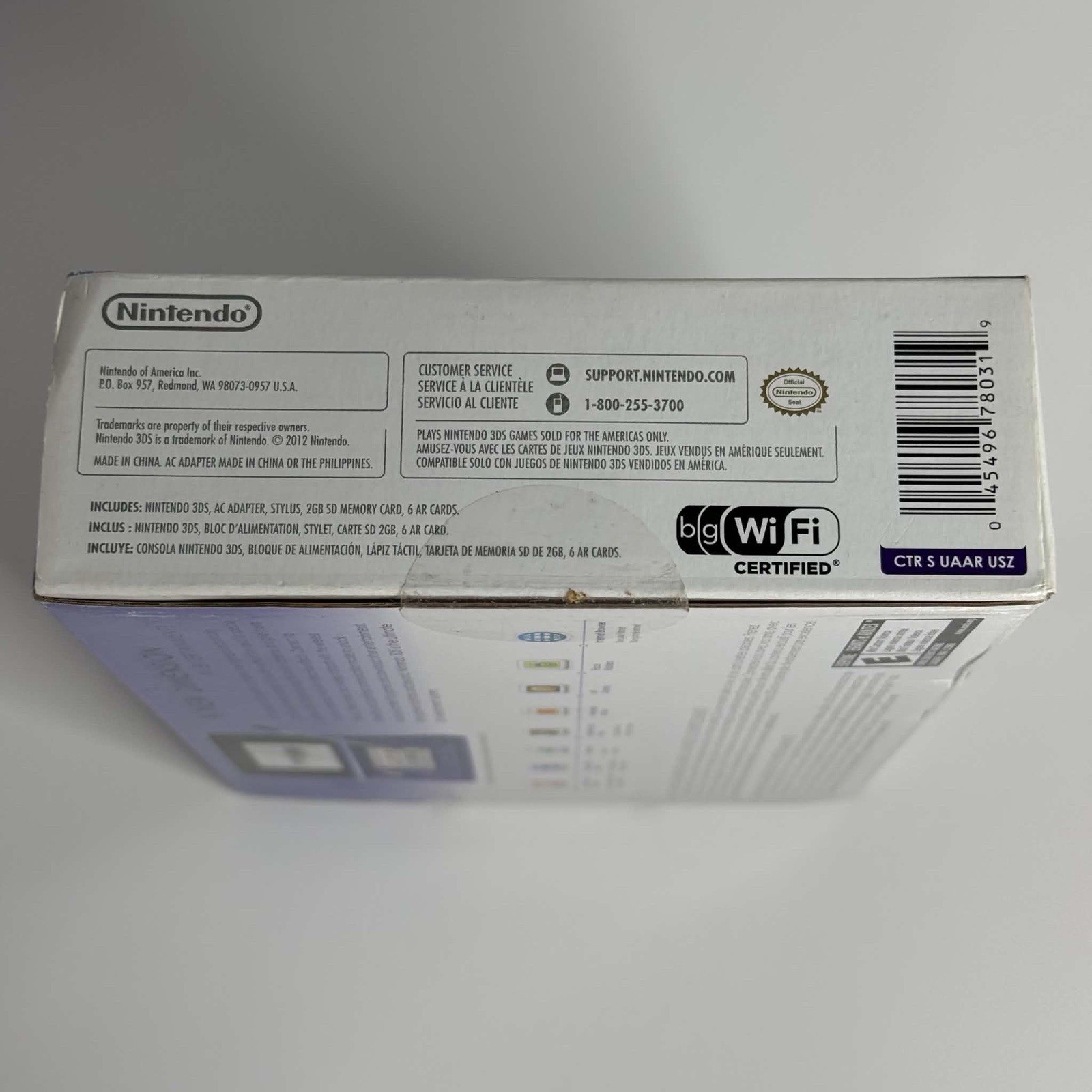 Nintendo 3DS Midnight Purple Console – Complete CIB In Box – CLEAN SYSTEM