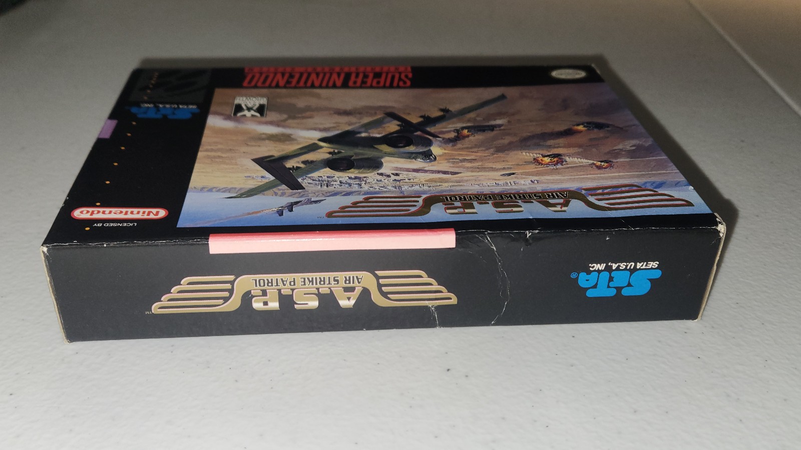A.S.P. Air Strike Patrol (SNES) Super Nintendo CIB