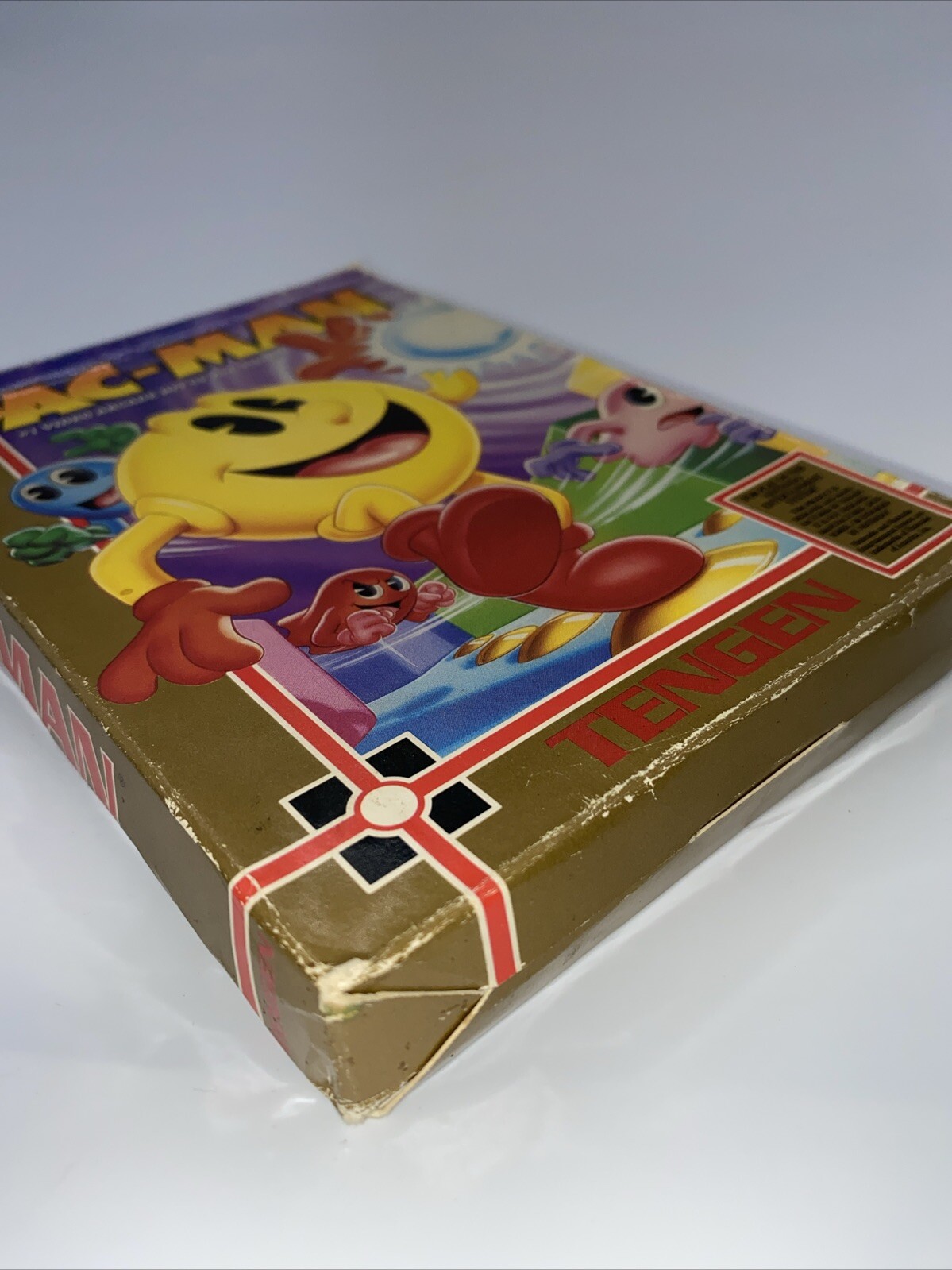 Pac-Man NES Nintendo Complete CIB! Rare Black And White Manual Tested