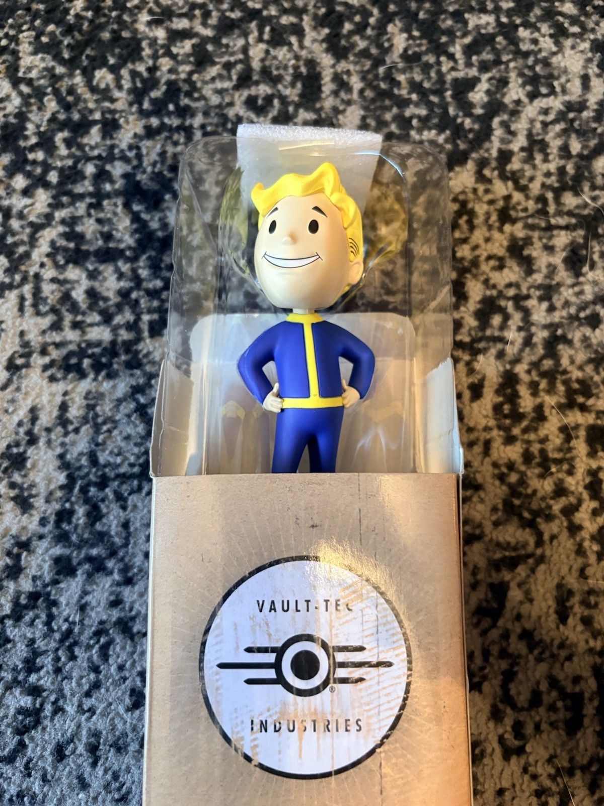 Vault-Tec Industries Vault Boy Bobblehead Figure – Fallout Video Game Series