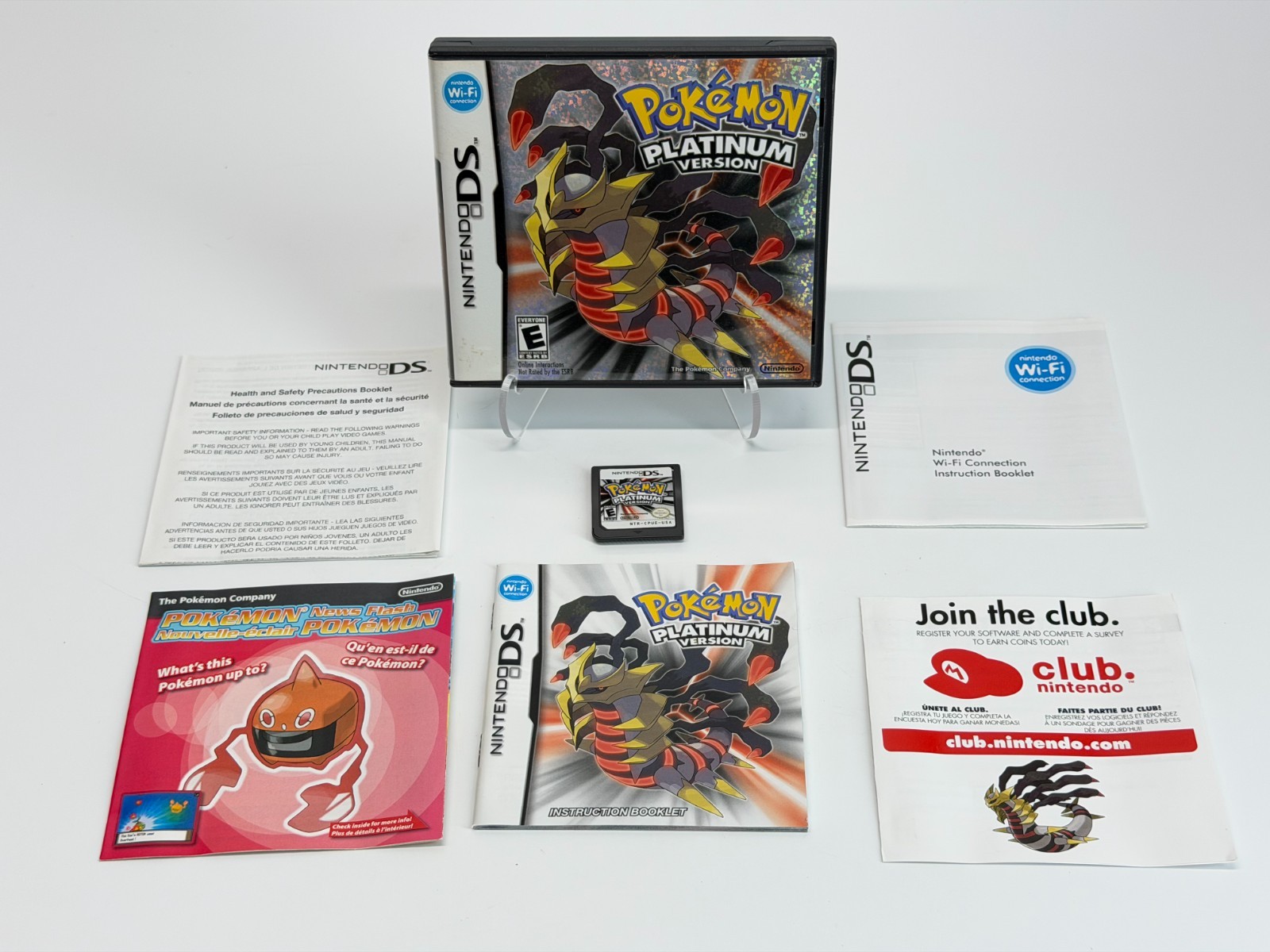 Pokemon Platinum Version (Nintendo DS) Complete w/Red Insert Authentic