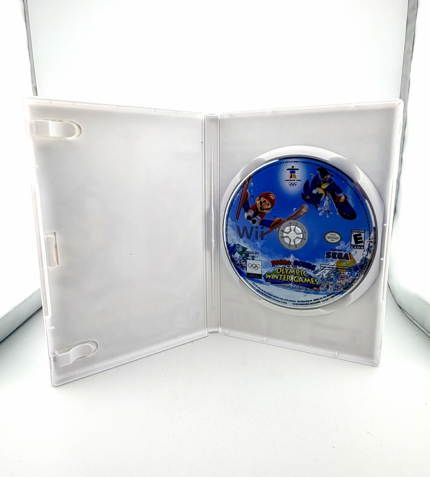 Mario & Sonic at the Olympic Games (Nintendo Wii, 2007) Disc & Case – Free Ship!