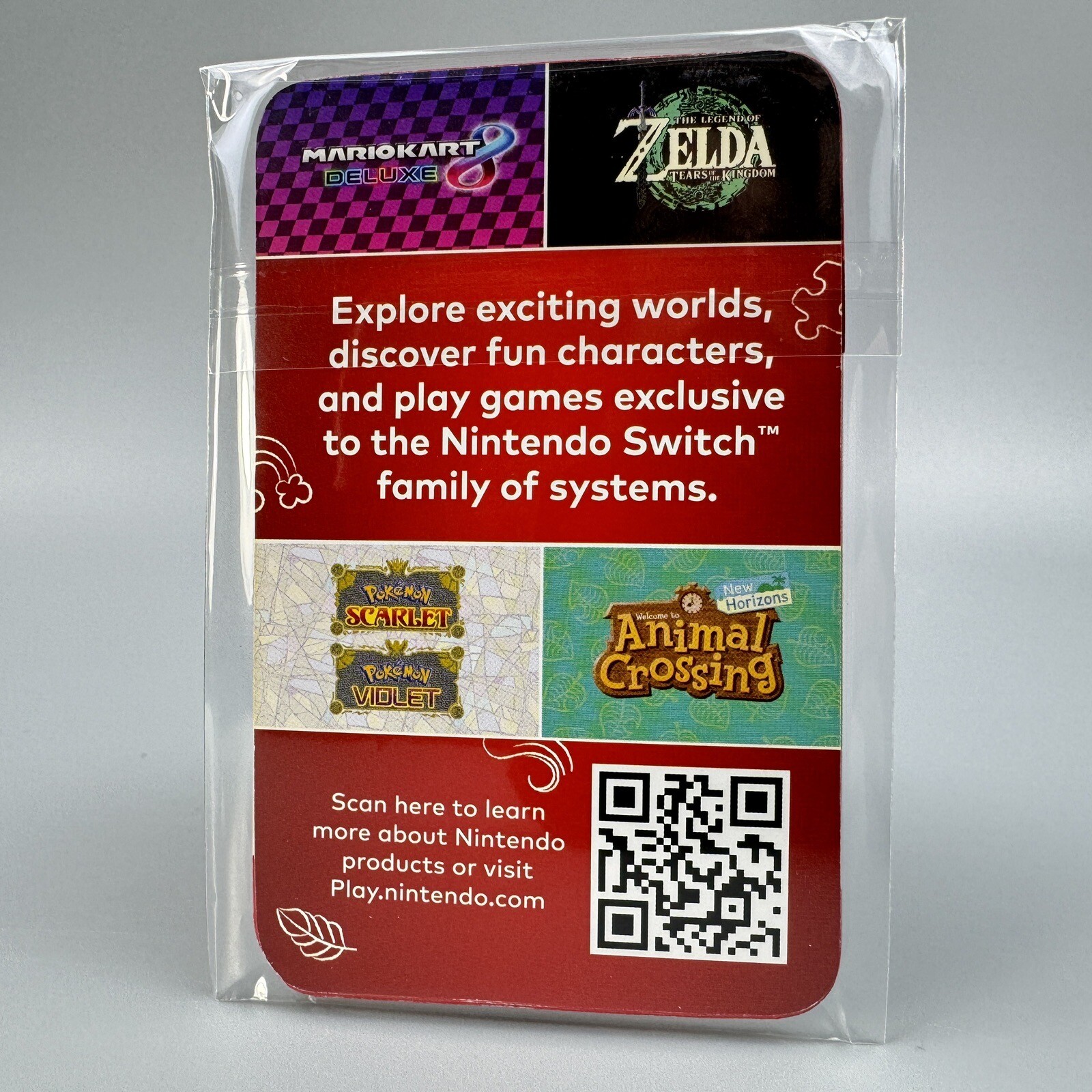 Authentic Nintendo Switch Character Card Set & Sticker Set Limited Promo 2023
