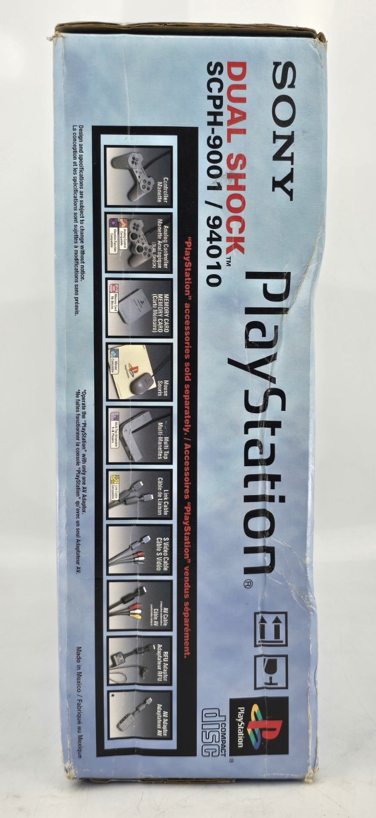 Factory SEALED Original PlayStation 1 PS1 Console Complete – (Damaged Box) PICS