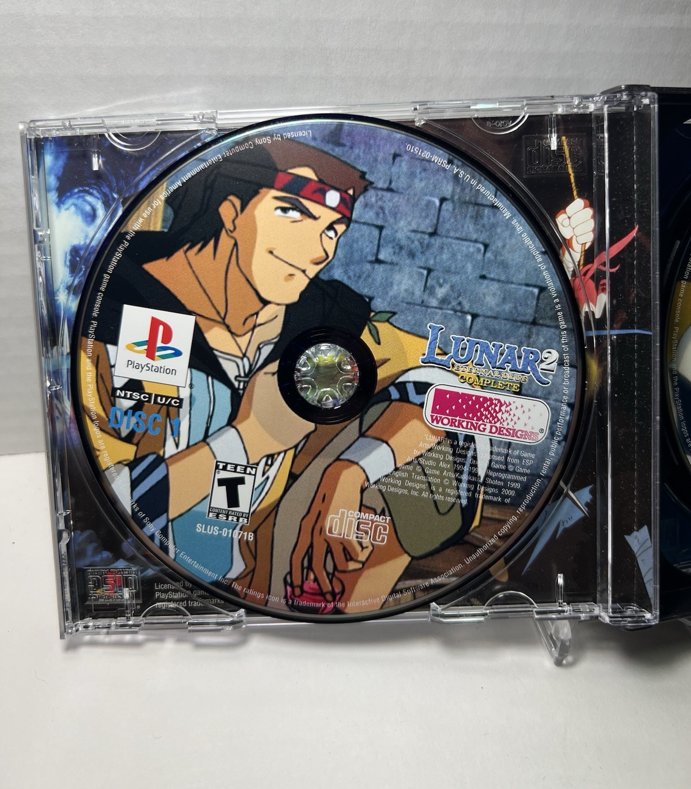Lunar 2 Eternal Blue Complete PS1 Collector’s Edition Complete Working ••
