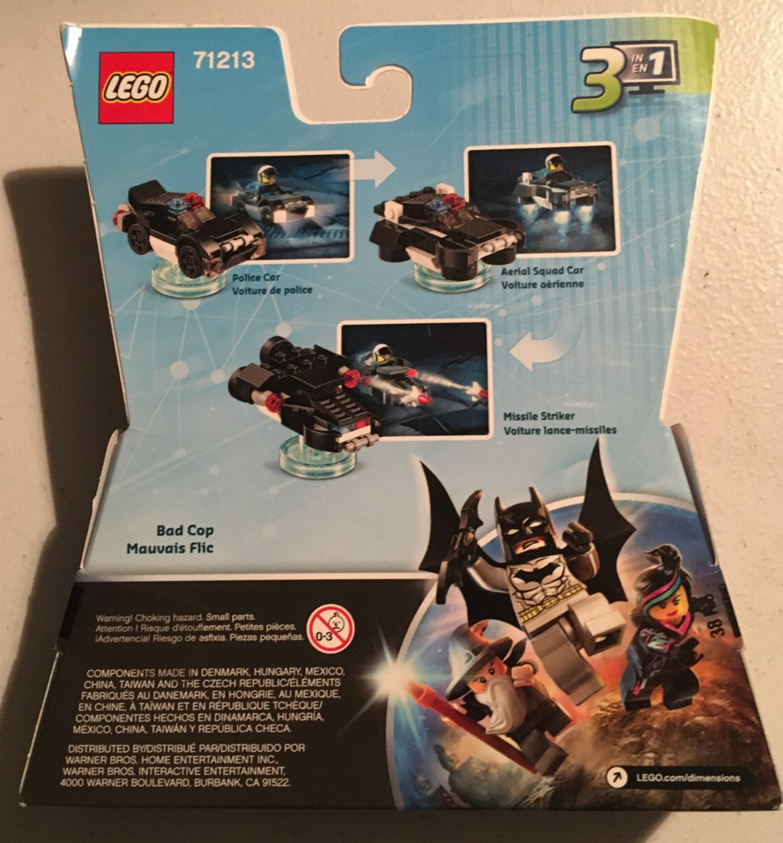 Lego Dimensions 71213 Lego Movie Bad Cop Fun Pack Police Car NEW IN BOX