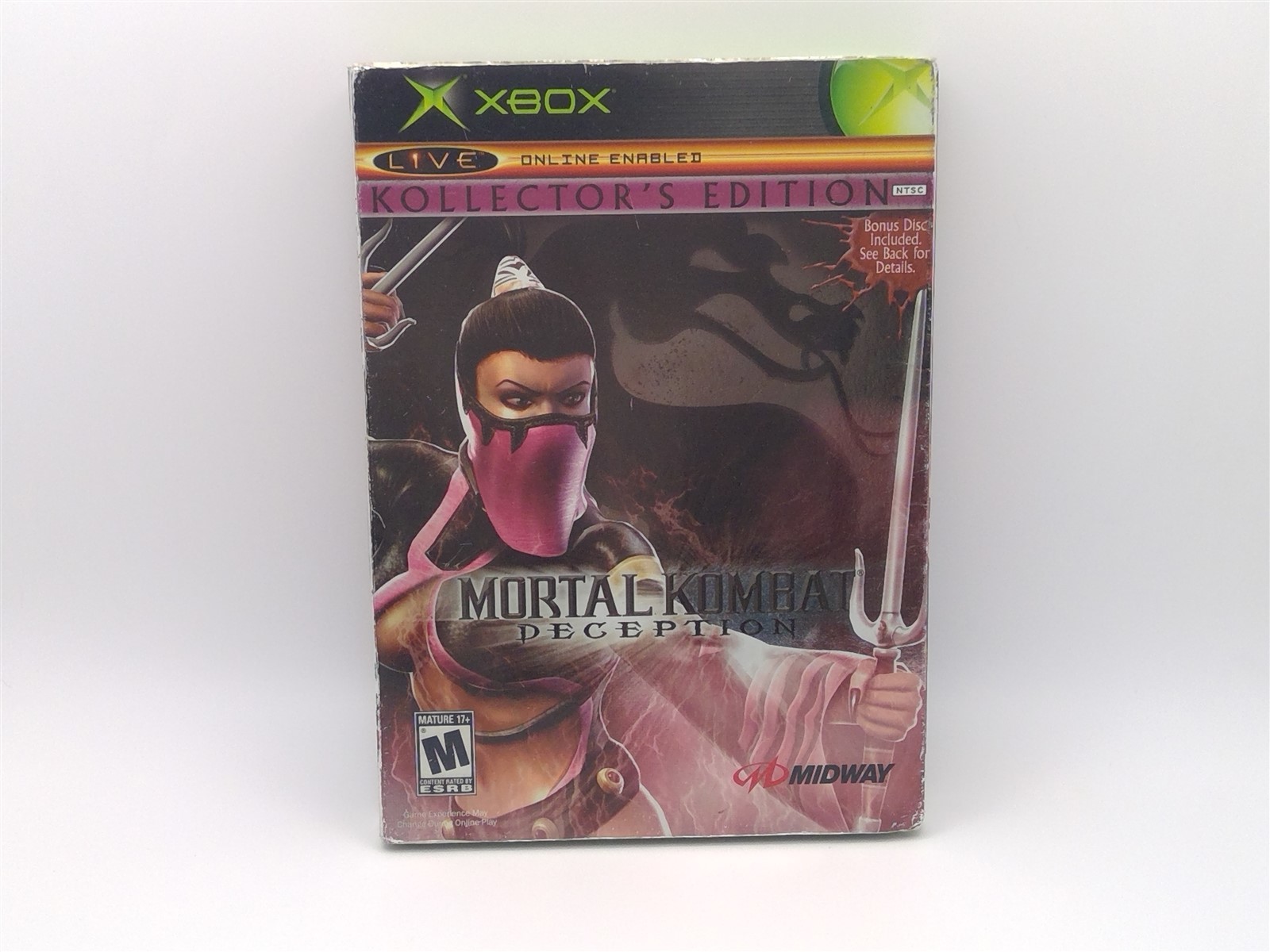 Mortal Kombat: Deception Kollector’s Edition (Xbox) Clean Tested Working