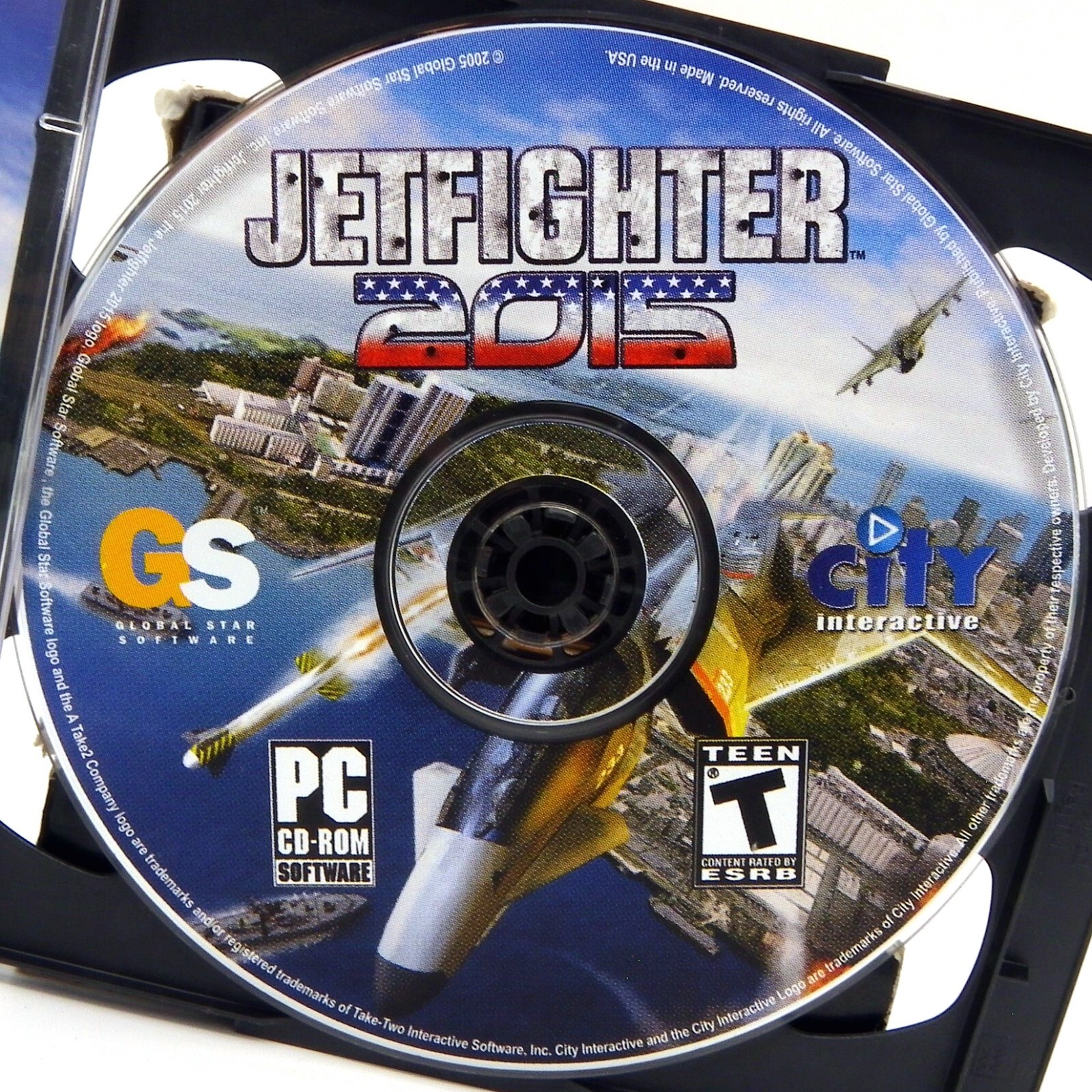 Complete Jetfighter 2015 Warplane Shooter PC CD-ROM By Global Star Software 2005