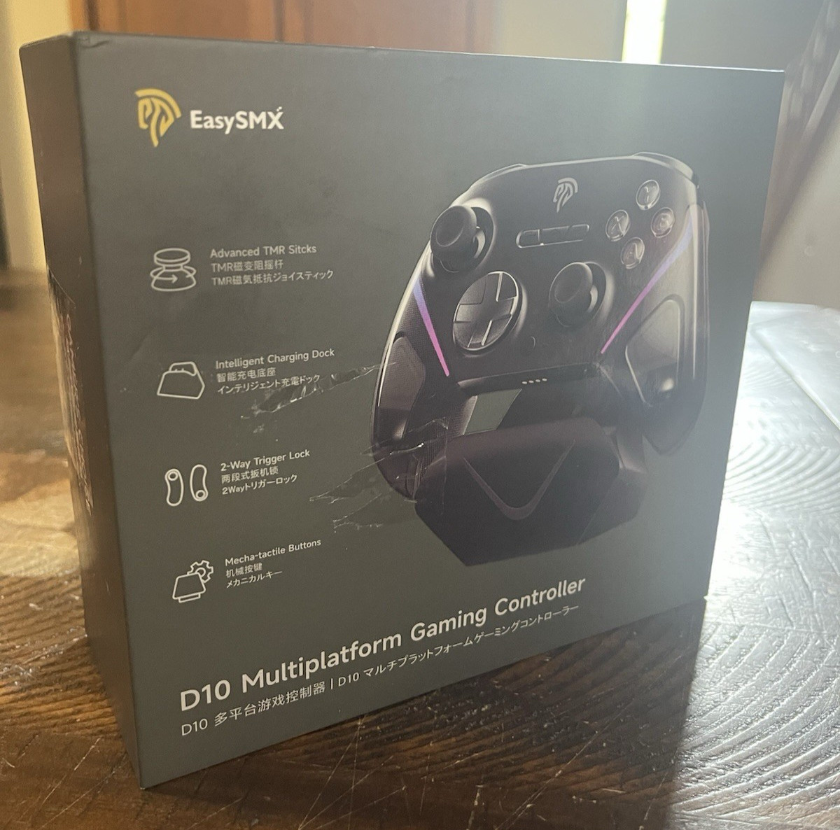 EasySMX D10 Multiplatform Gaming Controller PC/Switch/Android/iOS – Black