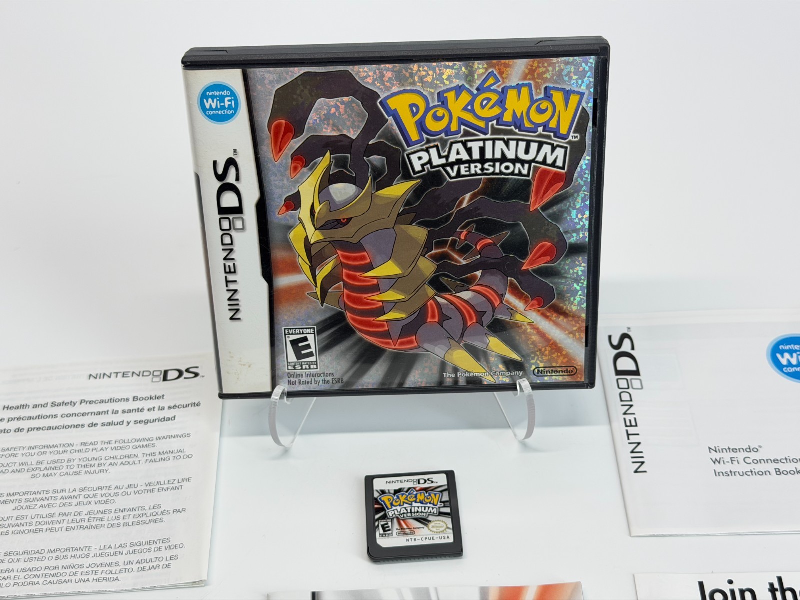 Pokemon Platinum Version (Nintendo DS) Complete w/Red Insert Authentic